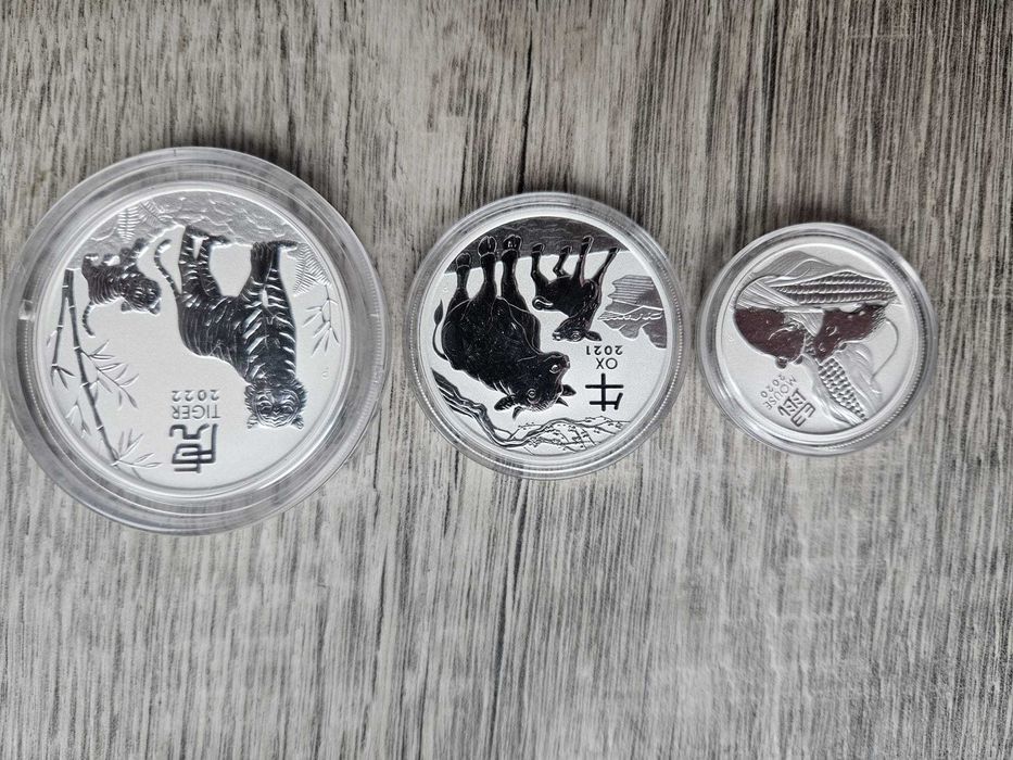 Сребърни кленов, панда, кукабура,  коала, орел, лунари, ноев ковчег