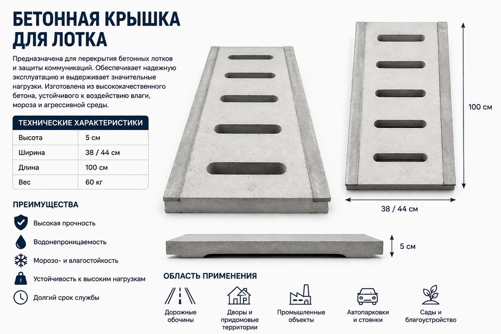 Бетон латок крышка завод нархда сотилади