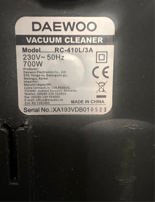 Aspirator Daewoo aproape NOU