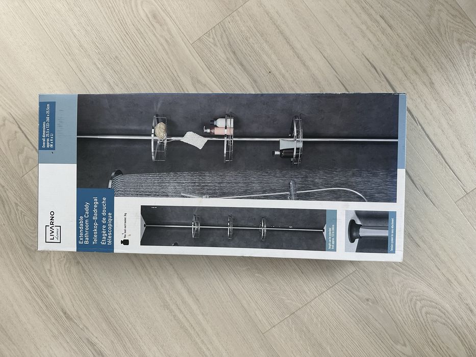Etajera telescopica pentru baie Livarno