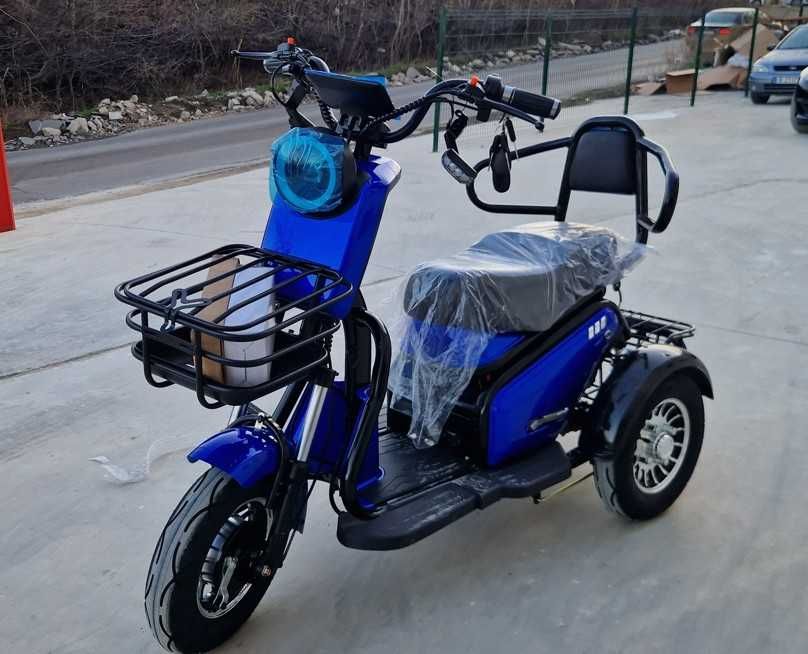 3 Години Гаранция и ТОП Цена: Електрическа Триколка Пудинг 2000W