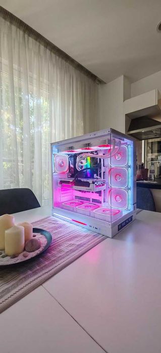 Мощно ТОП Геймърско PC Ryzen 7 9800X3D/64Gb Corsair/1.5TB SSD/RX 9070XT 16Gb/WiFi&BT/Гаранция