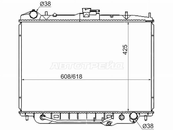 Радиатор Isuzu Bighorn
