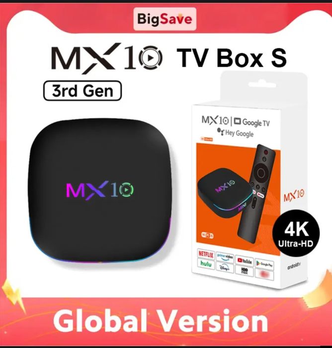 Тв бокс  Google tv 4k