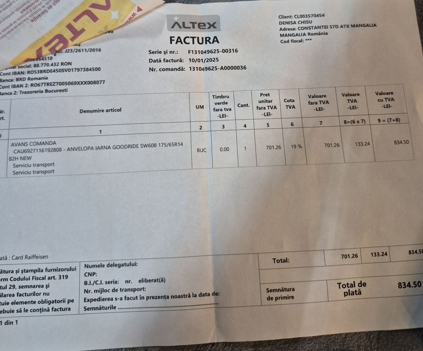 Cauciucuri iarna+ jante