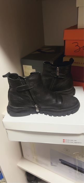 Кожанные ботинки в отличном состоянии
