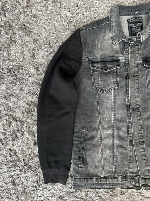 geaca de blug gri y2k