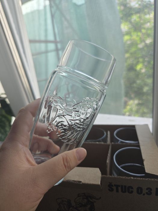 Set 6 Pahare Bere Velkopopovický Kozel - Modele Noi (0.3L)