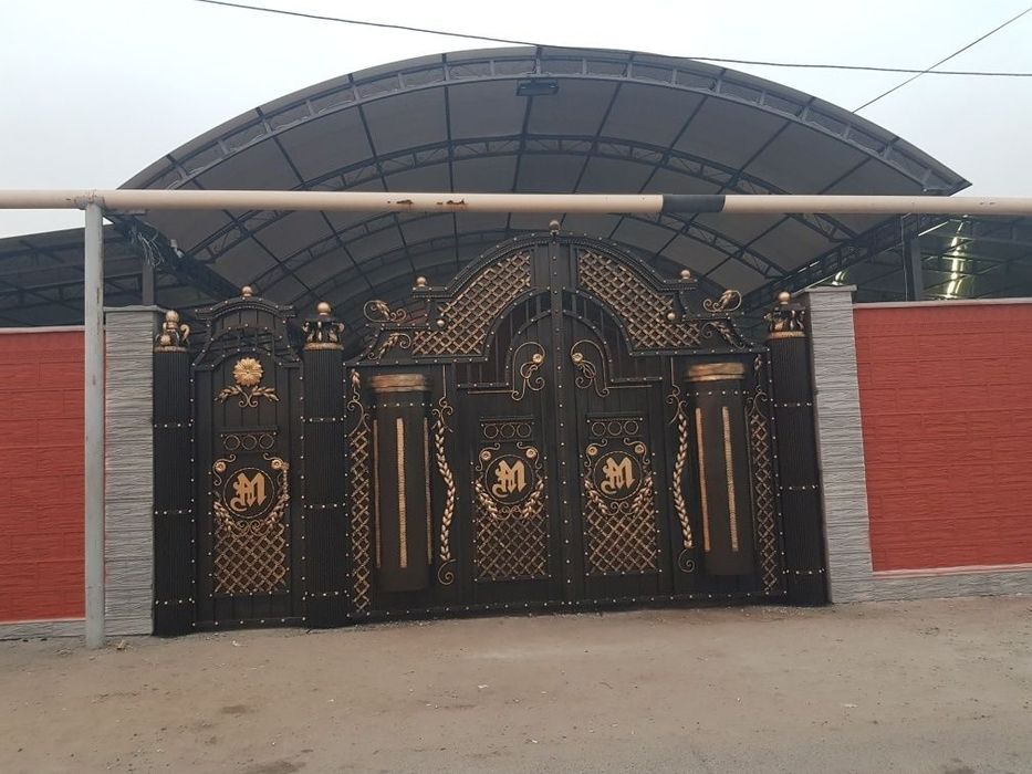 Навес/ Ворота/ Қақпа/ Решетка/ Перилла/