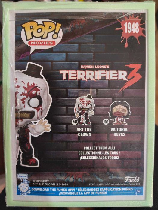 Funko POP! Movies: Terrifer 3 - Art The Clown (Bloody) (Special Edition) #1948 (Chase)