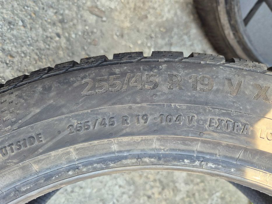 2 Anvelope M+S - 255/45/19 - Continental - APP NOI - DOT 2024 !