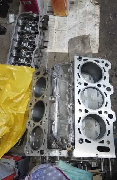 Продам блок в сборе 1mz-fe vvt-i.