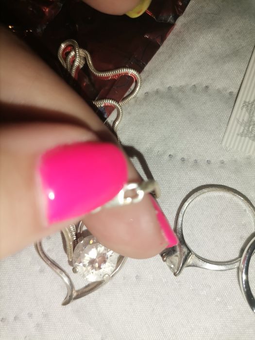 925 СРЕБРО голям сребърен комплект