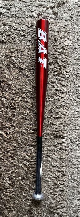 Bata de baseball aluminiu rosu/red