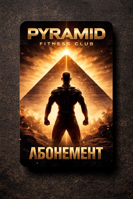 Абонемент в Фитнес зал Pyramid