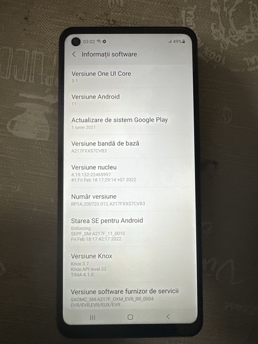 sam A21s ,32 gb dual sim ,3 gb ram