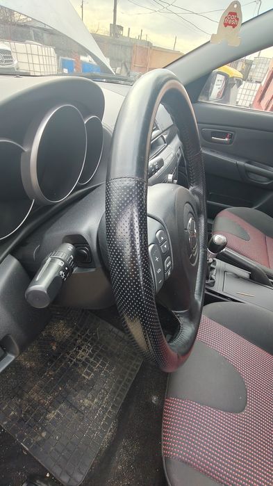 Volan Mazda 3 BK 2003-2009 piele si comenzi