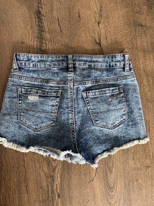 Pantaloni scurti de blugi, fete, marime 152