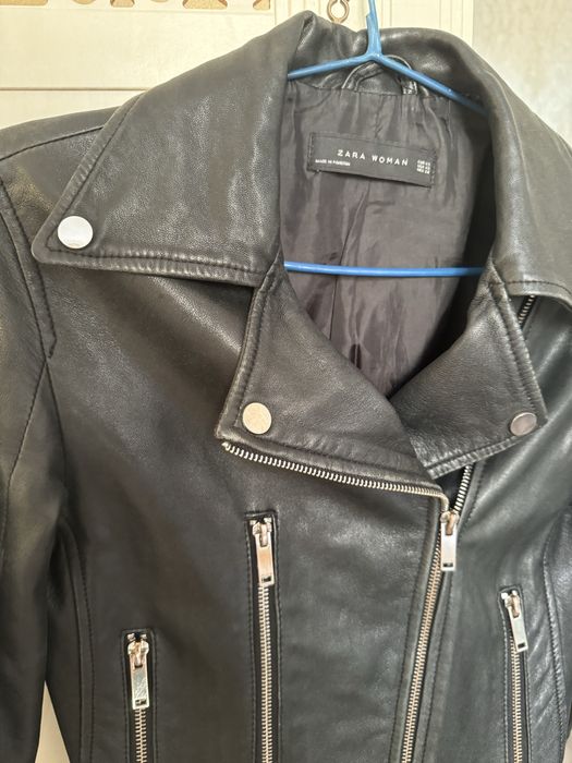 Кожаная куртка Zara