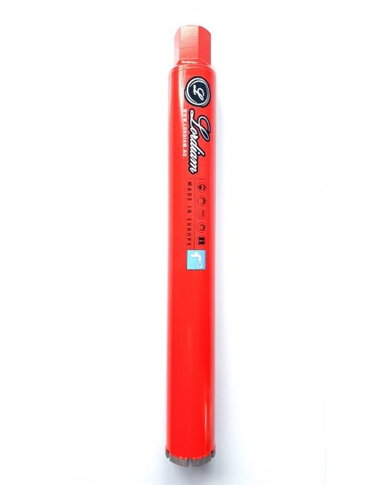 Carota diamantată EDIA DRILL Diametrul 106 mm și lungimea 450 mm