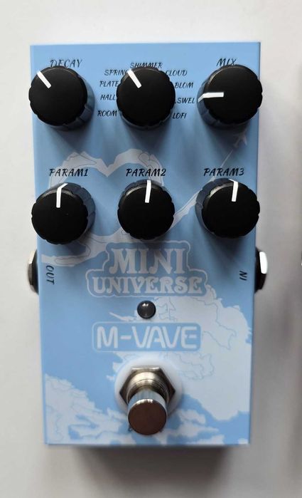 Pedale efect chitara delay si reverb M-WAVE Elemental si MINI-UNIVERSE