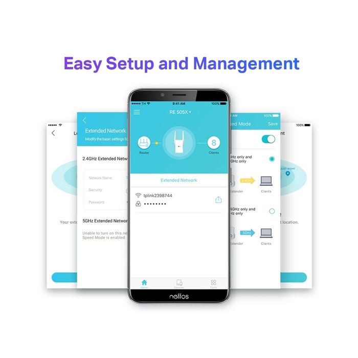 # TPlink RE505X AX1500 Mesh WiFi Extender Усилитель сигнала Репитер