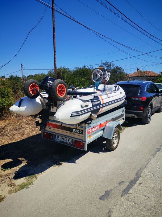 Лодка Zander 3,30m. с конзола,алум. под сонар и двиг.Merkury 6 Hp