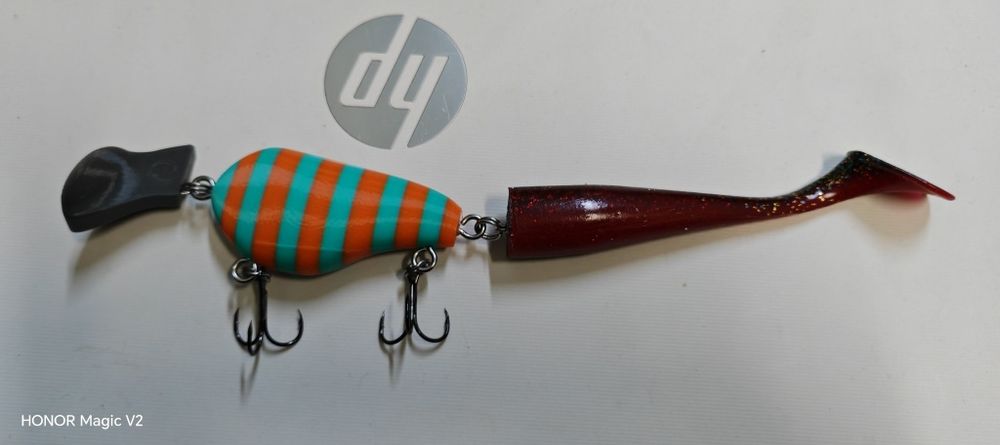 Примамка за риболов Headbanger 3д принтирана