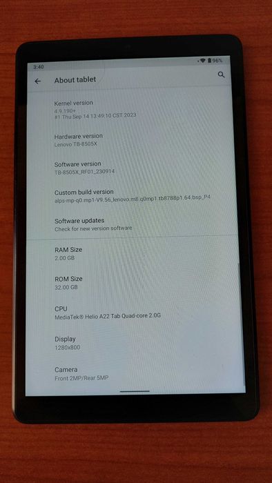 Таблет Lenovo TB-8505X