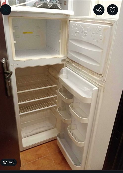 Frigider Zass,  144cm/ 54cm -DEFECT, doar congelatorul e perfect