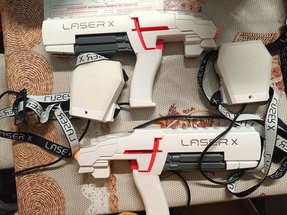Set pistoale Laser X - Stare perfecta de functionare