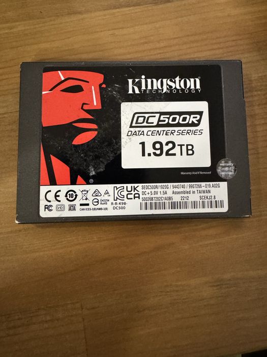 SSD kingston DC500R 1.92TB