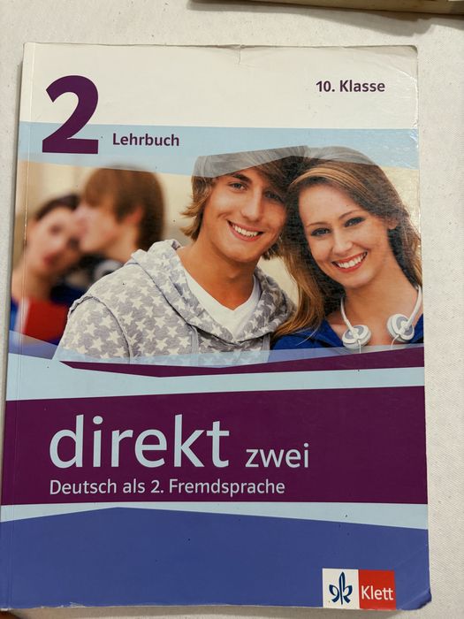 Учебник по немски език direkt zwei 2 за 10. клас + 2 CD (Klett) - A2