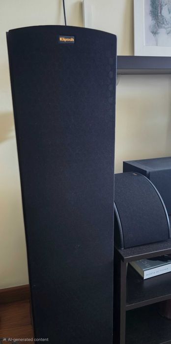 5.1 аудио система за домашно кино Klipsch R-28F, R-14S, R-25C, Denon AVR X2200W, Dali Subwoofer E-12F