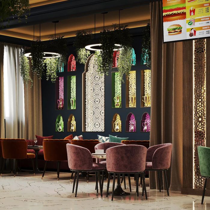 Дизайнер интерьер ресторан квартира