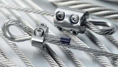 Трос Стальной канат оцинкованная зажим растяжка