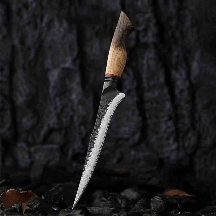 Премиум ножове дамаска стомана Damascus steel knives комплект 7 броя