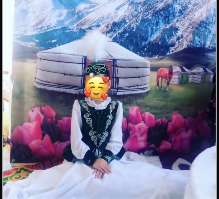 Казахское национальная платье