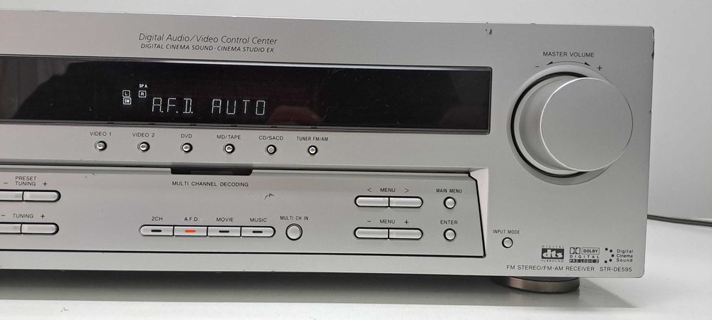 Sony STR-DE595 – Receiver 5.1 Silver – DTS Dolby Digital – Optic 500W