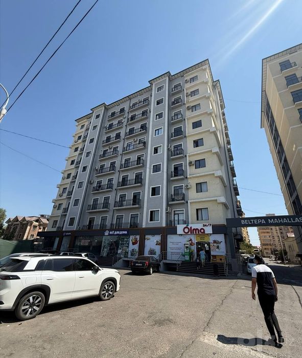 Янги Белтепа в Новостройке вдоль дороги 2х комнатная под ключ