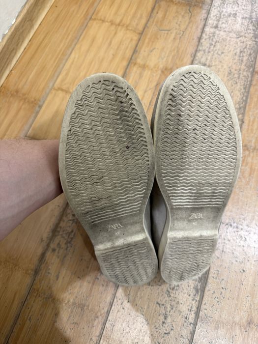 Лоферы светлые Zara 45