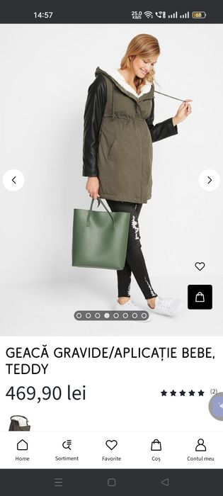 Vând geacă pentru gravide