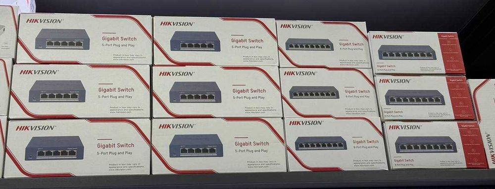 Hikvision switch, camera, wifi, extender