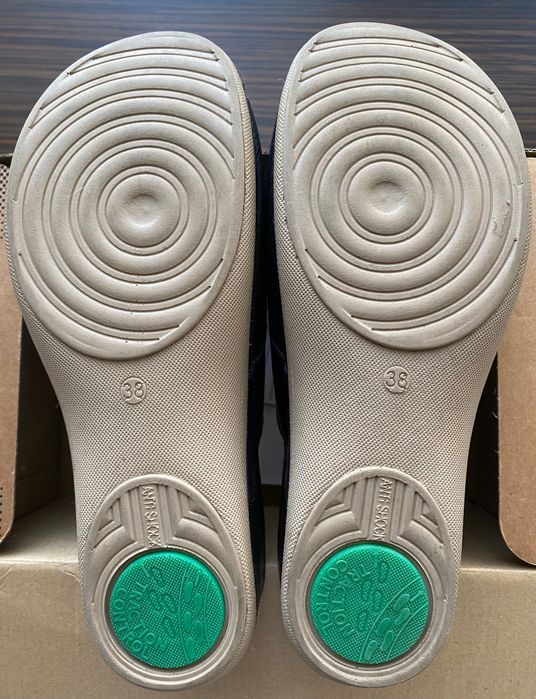 Saboti medicali, de dama, marca Leon, piele, negri, 38