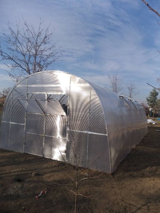 Промоции Оранжерии с широчина от 4м.,с поликарбонат от "Парник БГ" ООД