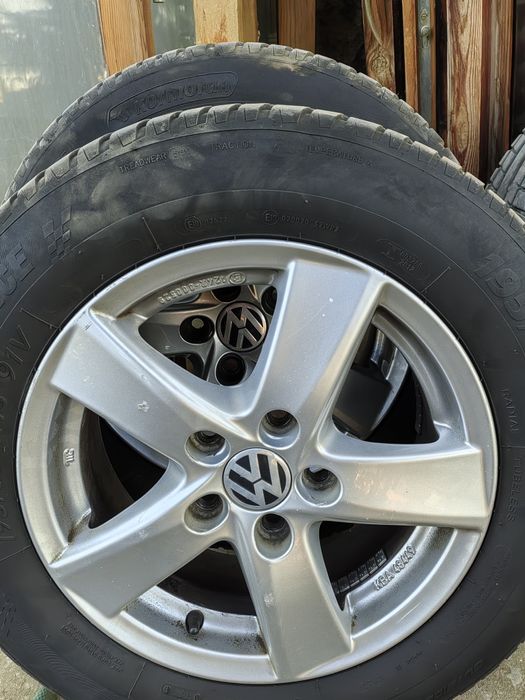 Продавам джанти с гуми 5х112 "15"