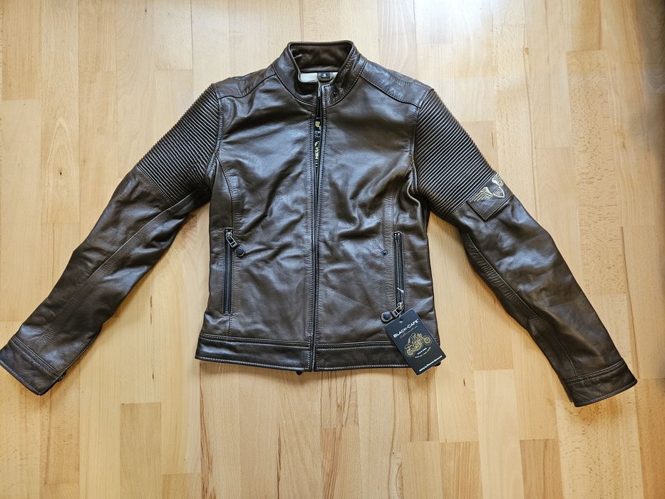 Дамско кожено яке естествена кожа S – Black Cafe London (ново)