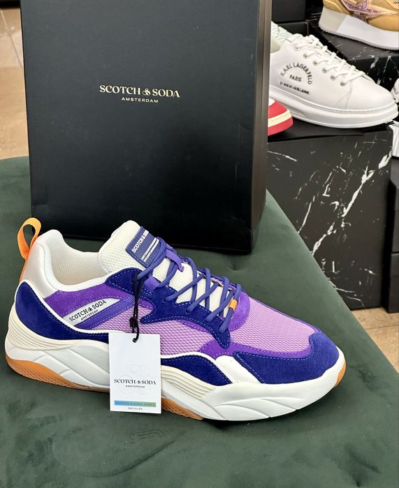 Мъжки сникърси Scotch & Soda Amaterdam  Purple