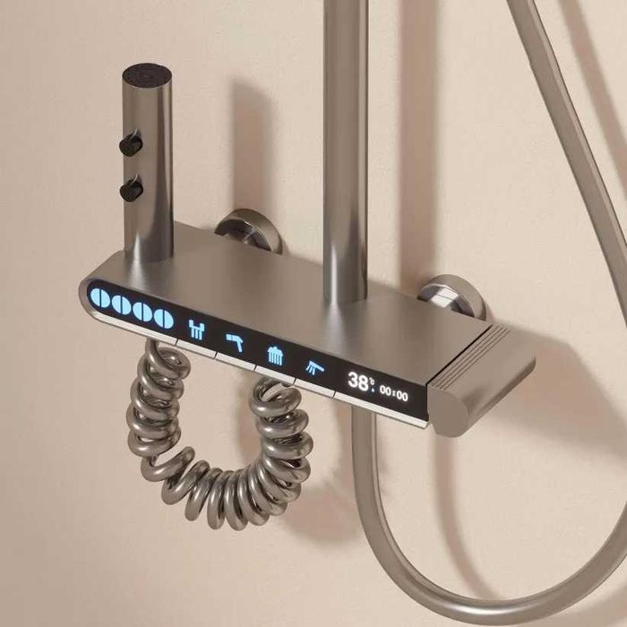 Модерен интелигентен душ с дисплей и LED подсветка D28