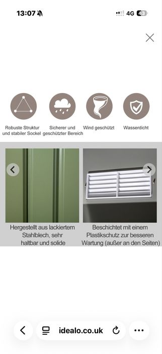 Magazie de gradina Outsunny, 277x195x192cm, Noua